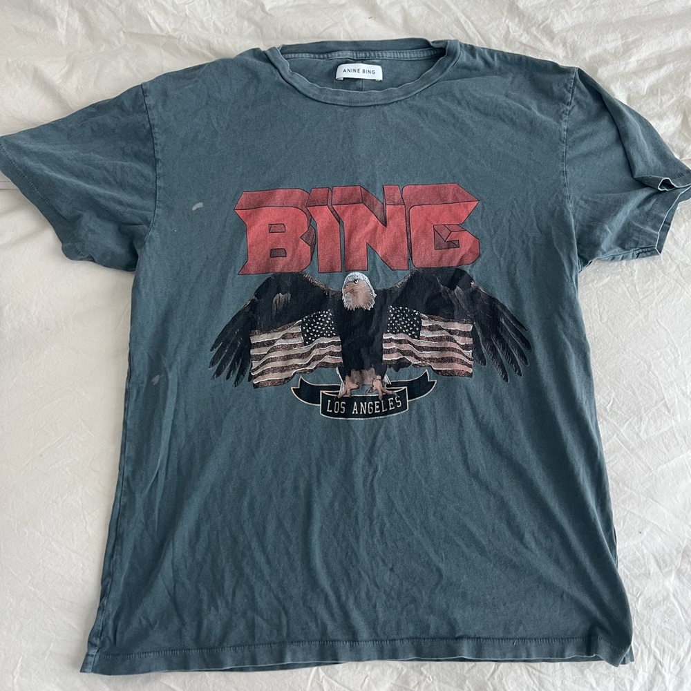 Anine Bing Women’s Graphic T-Shirt - Dark Gray